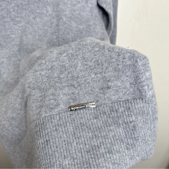 Michael Michael Kors Womens Small Turtle Neck Cashmere Grey Sweater - Picture 15 of 15